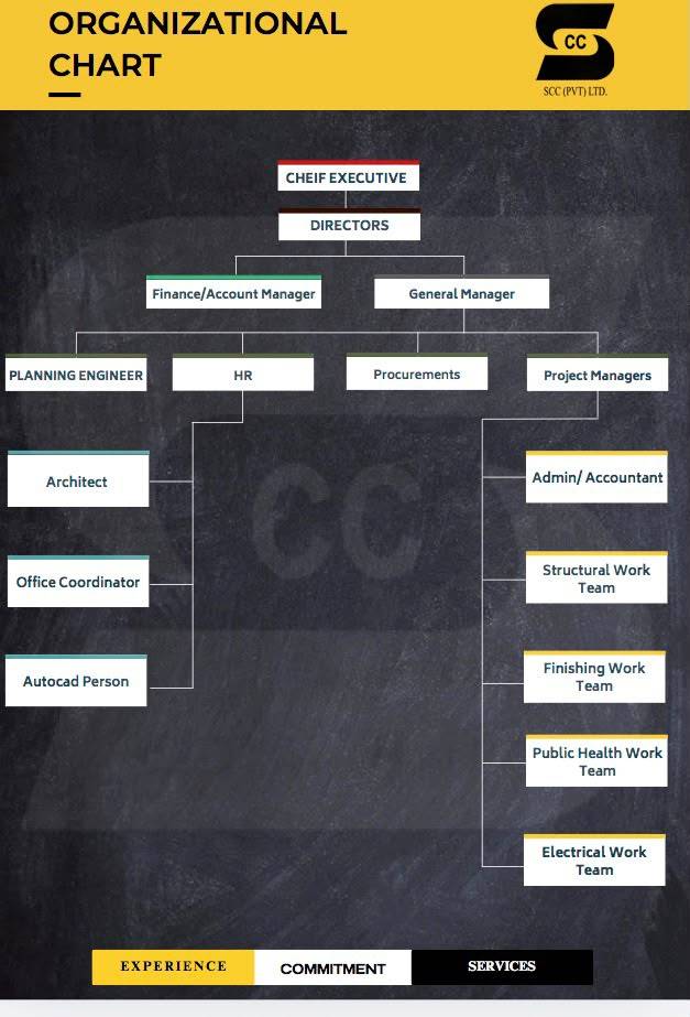 SCC organizational chart